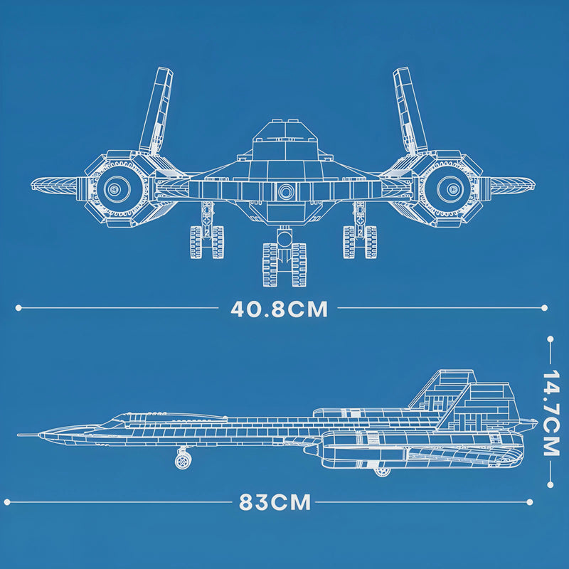 SR-71 Blackbird | 1776pcs