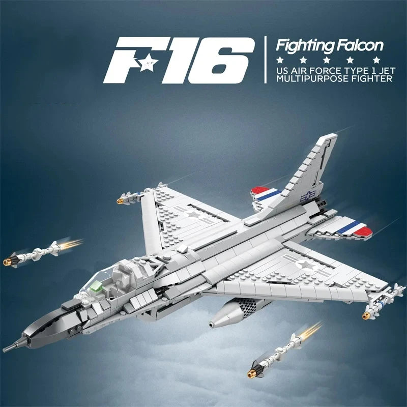 F-16 Fighter Jet | 1462pcs