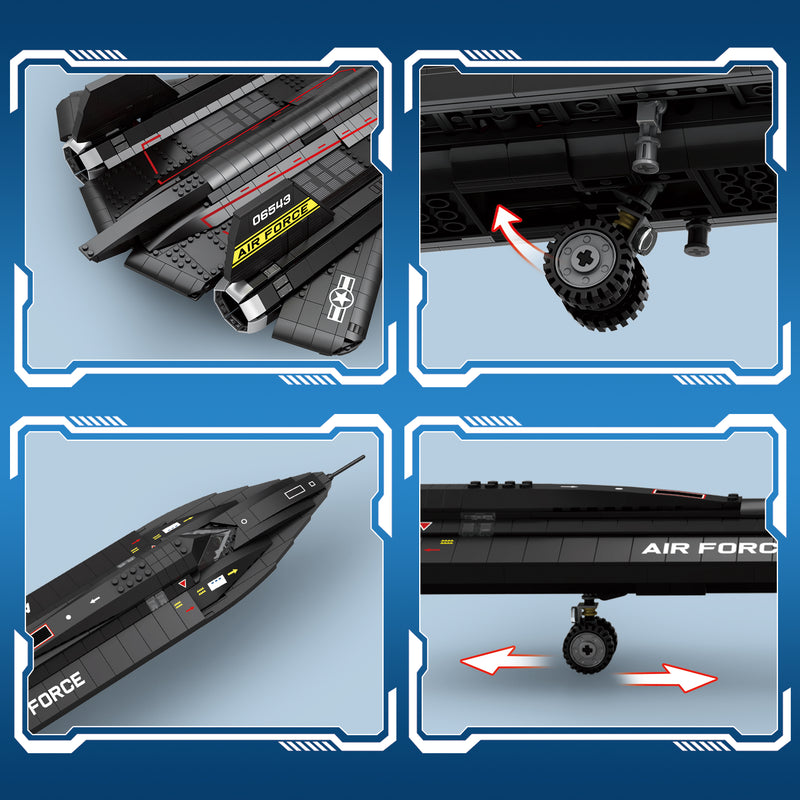 SR-71 Blackbird | 1776pcs