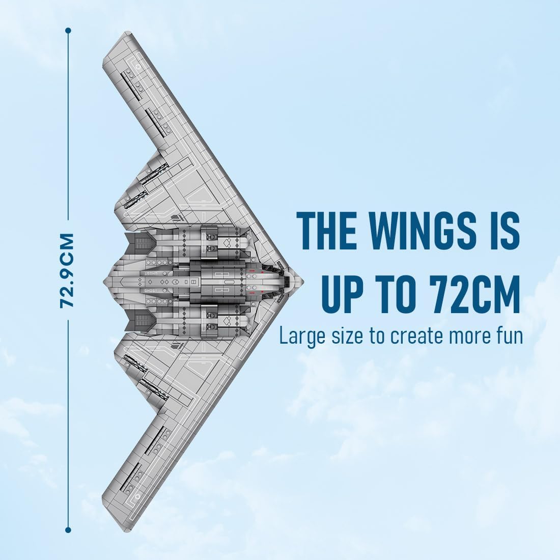B2 Strategic Bomber | 2064pcs