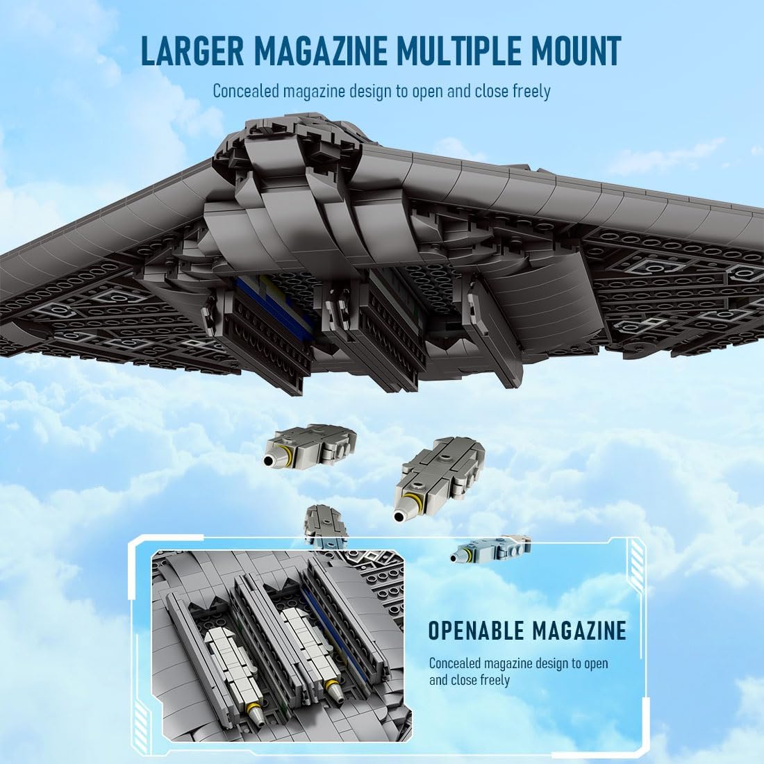 B2 Strategic Bomber | 2064pcs