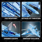 SU-57 Stealth Fighter | 1456pcs